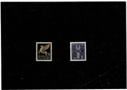 ITALIA ,Repubblica Sociale ,P.A. Francobolli Con Soprastampa G.N.R. 50c. Bruno+1 Violetto MH ,qualita Ottima - Airmail