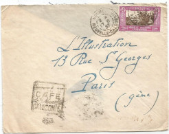 NOUVELLE CALEDONIE 50C VIOLET LETTRE COVER NOUMEA 17.6..37 + DAGUIN CAFE NOUVELLE CALEDONIE - Lettres & Documents