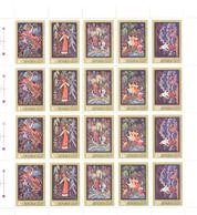 1975. USSR/Russia, Miniatures From Palekh Art Museum, Issue I, Sheet Of 4 Sets Folded, Mint/** - Unused Stamps