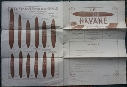 Journal 1910 - LE HAVANE - Planteurs Cubains - CIGARES - - Documenti