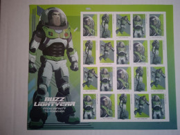 2022 United States Disney Toy Story Buzz Lightyear Min. Sheet Of 20 MNH - Unused Stamps