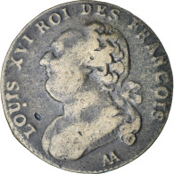 Monnaie, France, Louis XVI, 12 Deniers François, 12 Deniers, 1791, Metz, TB+ - Andere & Zonder Classificatie