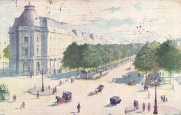 BELGIQUE - Bruxelles - Avenue Louise - Colorisé - Carte Postale Ancienne - Lanen, Boulevards