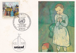 POSMARKET 1981 ALEMANIA  PICASSO - UNICEF