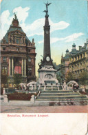 BELGIQUE - Bruxelles - Monument Anspach - Colorisé - Carte Postale Ancienne - Monuments, édifices