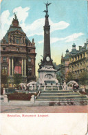 BELGIQUE - Bruxelles - Monument Anspach - Colorisé - Carte Postale Ancienne - Monumenti, Edifici