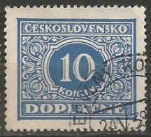 TCHECOSLOVAQUIE / TAXE N° 65 OBLITERE - Postage Due