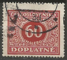 TCHECOSLOVAQUIE / TAXE N° 61 OBLITERE - Timbres-taxe