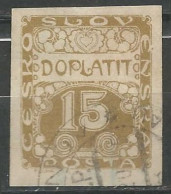 TCHECOSLOVAQUIE / TAXE N° 3 OBLITERE - Timbres-taxe