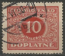 TCHECOSLOVAQUIE / TAXE N° 56 OBLITERE - Timbres-taxe