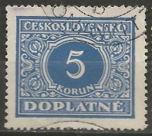 TCHECOSLOVAQUIE / TAXE N° 64 OBLITERE - Timbres-taxe