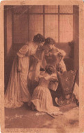 ENFANTS - Autour Du Berceau - Carte Postale Ancienne - Scene & Paesaggi