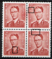 925  Bloc 4  **  T1 Aminci, T2  Point Blanc Et Taches Rouges, T3  Griffes Rouges Et T4nuées Rouges - 1931-1960