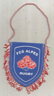 Fanion, Sports, Rugby, FCG Alpes, Grenoble,  2 Scans, 115 X 115 Mm - Rugby