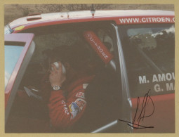 Marc Amourette - Pilote Automobile Français - Photo Originale Signée - 2002 - Sportspeople