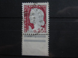 BEAU TIMBRE DE FRANCE N° 1263 + BDF - OBLITERATION BAVENT - 1960 Marianne De Decaris