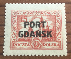 Polen Port Gdansk Geprüft 1926 MH* - Port Gdansk