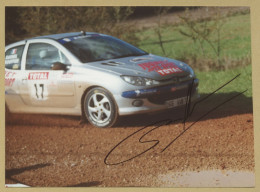 Bryan Bouffier - Pilote Automobile Français - Photo Originale Signée En 2002 - Sportspeople