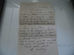 Lettera Manoscritta "SOC. ANON. LANIFICIO CALAMAI SEDE AMMINISTRATIVA" Firenze 22 Giugno 1931 - Manuscrits
