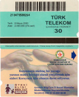 TURKEY - ALCATEL - N-117 - CHILDREN ASSOC. - ERROR - NOT COVERED BARCODE - Turchia