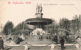 FRANCE - Aix En Provence - Fontaine De La Rotonde - Carte Postale Ancienne - Aix En Provence