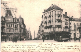 CPA Carte Postale Belgique Bruxelles Porte De Louvain  Tramway  1902 VM72488ok - Avenues, Boulevards