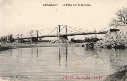 FRANCE - Cavaillon - Pont Sur La Durance - Carte Postale Ancienne - Cavaillon