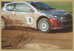 Pascal Enjolras - Pilote De Rallye Français - Photo Originale Signée En Personne - Sportspeople