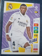 CARTE  FOOT  PANINI  ADRENALYN  REAL  MADRID   2022/23  ALABA    //  PARFAI ETAT  //  1er  CHOIX  // - Trading Cards