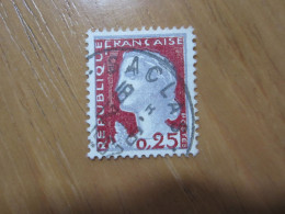 BEAU TIMBRE DE FRANCE N° 1263 - OBLITERATION SACLAS - 1960 Marianne Van Decaris