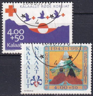 GRÖNLAND 1993 Mi-Nr. 236/37 O Used - Aus Abo - Usati