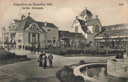 BELGIQUE - Bruxelles - Section Allemande - Carte Postale Ancienne - Expositions Universelles