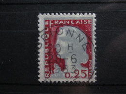 BEAU TIMBRE DE FRANCE N° 1263 - OBLITERATION BRIONNE - 1960 Marianne Of Decaris