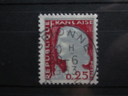 BEAU TIMBRE DE FRANCE N° 1263 - OBLITERATION BRIONNE - 1960 Marianne (Decaris)