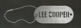 Porte Clefs, Clés, Lee Cooper, Demin Experience, High Technology, 2 Scans, Frais Fr 1.65 E - Porte-clefs