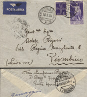 Carta Circulada Desde El Frente A Livorno (Italia), El 10/5/39. Marca "UFF POSTALE SPECIALE 8". - Republikanische Zensur