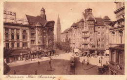 POLOGNE - Poznan Plac Gwarny Tram - Animé - Carte Postale Ancienne - Pologne