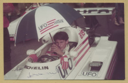 François Hesnault - Pilote Automobile Français - Photo Originale Signée - 1982 - Sportspeople