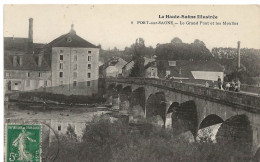 Port Sur Saône : Le Grand Pont Et Les Moulins (Editeur Non Mentionné, N°8) - Port-sur-Saône