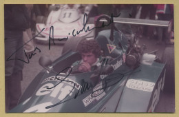 Olivier Grouillard - Pilote Automobile Français - Photo Originale Signée - 1982 - Sportspeople