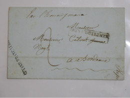 DC17 GUYANNE FRANCAISE BELLE LETTRE RR  1838  PAQUEBOT FRANCAIS CAYENNE A BORDEAUX FRANCE  +TAXE+AFF. INTERESSANT++++ - Brieven En Documenten