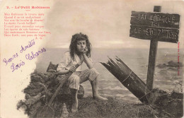 CONTES ET LEGENDES  - Le Petit Robinson - Enfant Sauvage -  Carte Postale Ancienne - Cuentos, Fabulas Y Leyendas