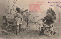 CONTES ET LEGENDES - Le Petit Robinson - Enfant Sauvage - Carte Postale Ancienne - Fairy Tales, Popular Stories & Legends