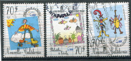 NOUVELLE CALEDONIE  N°  831 A 833  (Y&T)  (Oblitéré) - Gebraucht