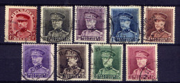 Belgien Nr.305/13          O  Used           (1665) - 1931-1934 Képi