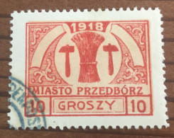 Polen Lokal 1918 Przedbórz Gestempelt - Usados