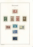 Denmark 1971-1974. Complete Collection; MNH(**) In Clear Mounts On LEUCHTTURM Pages. - Verzamelingen