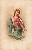 RELIGION - Christianisme - Tableau - Sainte - Carte Postale Ancienne - Schilderijen, Gebrandschilderd Glas En Beeldjes