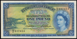 Bermuda 1 Pound 1966 P-20 *AU* Banknote - Bermudes