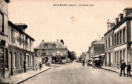 N°112957 -cpa Beaumesnil -la Grand'rue- - Beaumesnil